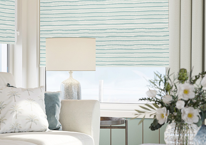 Ombre Stripes, Seaglass - Twist&Fit Roller Blind - Image 5